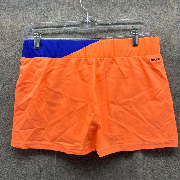 Adidas Skirt Womens Medium Orange Blue Response Climalite Athletic Tennis Skort - Picture 5 of 11